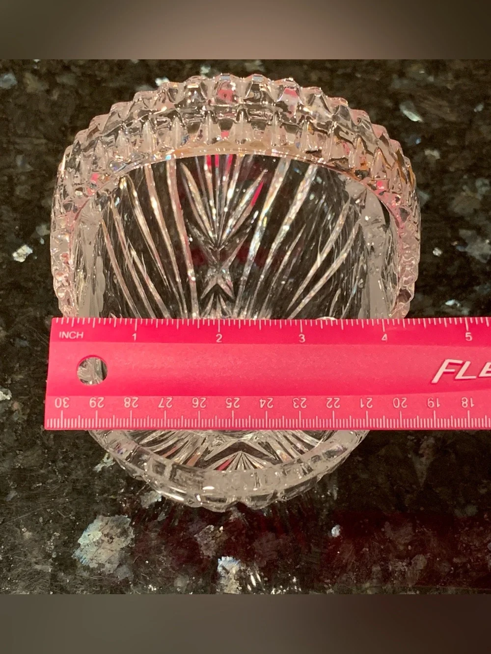Vintage Princess House 24% Lead Crystal Basket #825 – Made in Germany - Medium